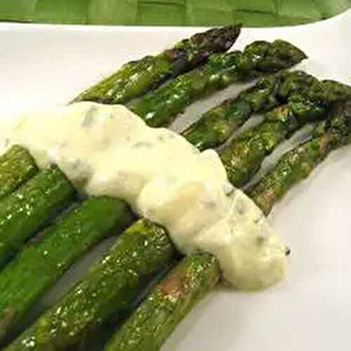 Asparagus with Tarragon Sauce