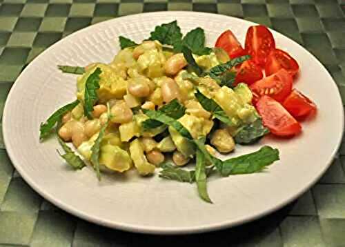 Avocado and White Bean Salad; summer and the Félibrée