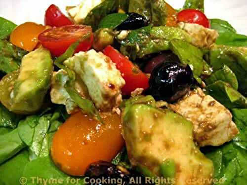 Avocado, Feta and Spinach Salad; Remembering Sher and Fighting Women's Heart Disease