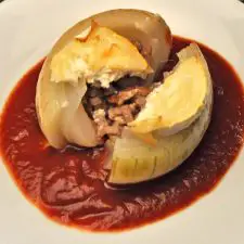 Bacon Stuffed Onion