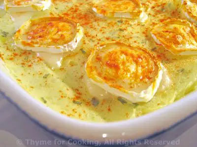 Baked Mashed Potatoes with Chevre; the phones, oh the phones..