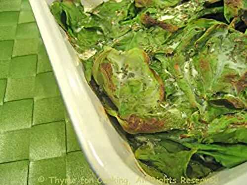 Baked Spinach with Goat Cheese; Eat Real!