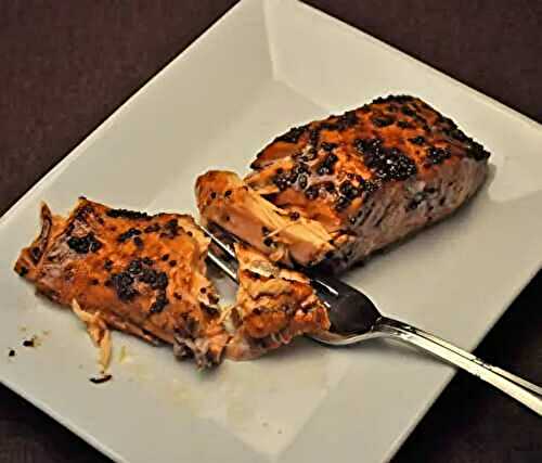 Balsamic Glazed Salmon; Secret Recipe Club