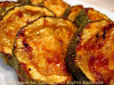 Barbecued Zucchini (Courgette); we've arrived; Weekly Menu