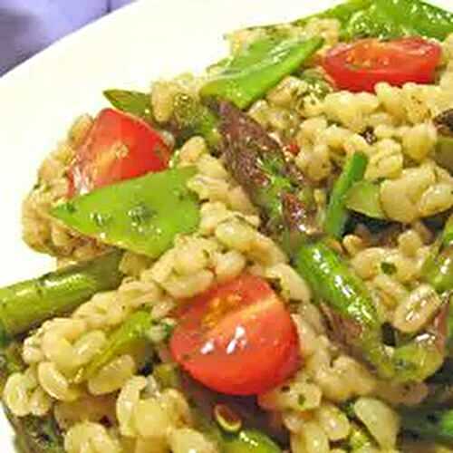 Barley Salad with Asparagus
