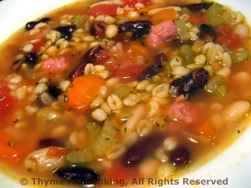 Bean and Barley Soup; the update