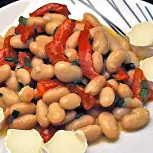 Bean and Roasted Pepper Salad