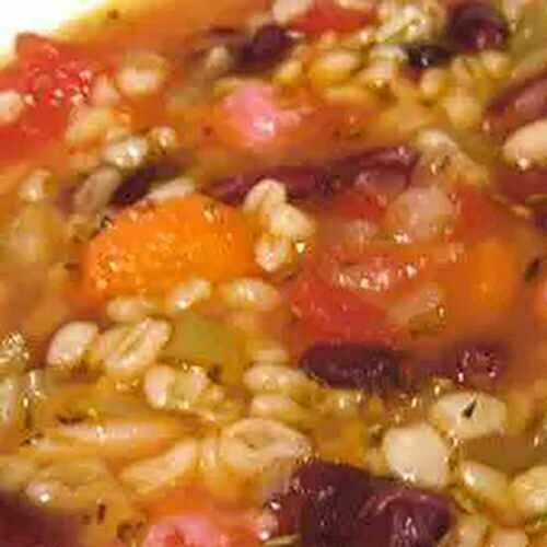 Bean Soup with Barley