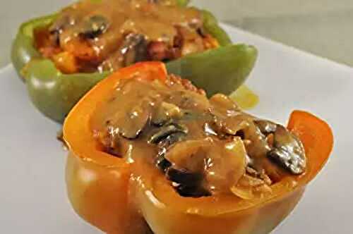 Beef and Mushroom Stuffed Peppers; the update