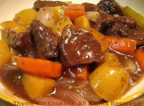 Beef and Root Vegetable Stew; Do you write in cookbooks?