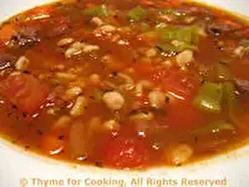 Beef Barley Soup; gaining respect