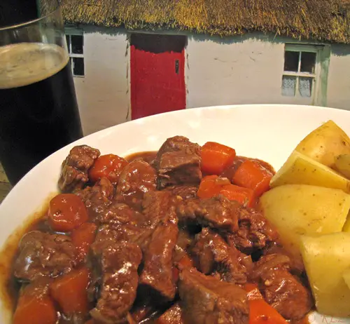 Beef Braised in Guinness, spring