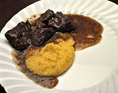 Beef in Barolo, with Herbed Polenta; the Hunt Dinner(s)