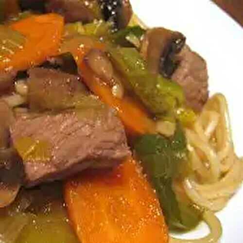 Beef & Mushroom Lo Mein