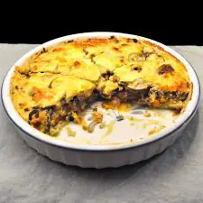 Beef & Pumpkin Quiche