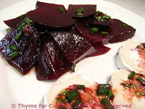 Beetroot and Chevre Salad; the Vide Grenier