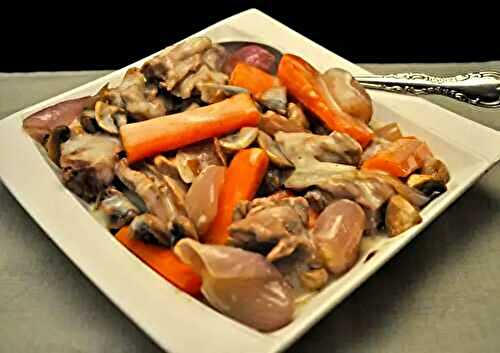 Blanquette de Veau or Veal in White Wine Sauce