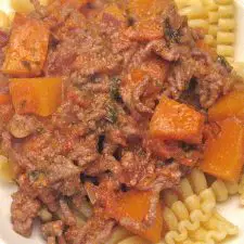 Bolognese with Butternut Squash