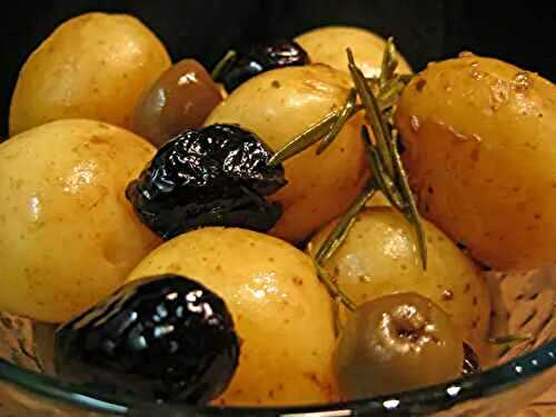 Braised New Potatoes with Rosemary and Olives, 9 years and an apology