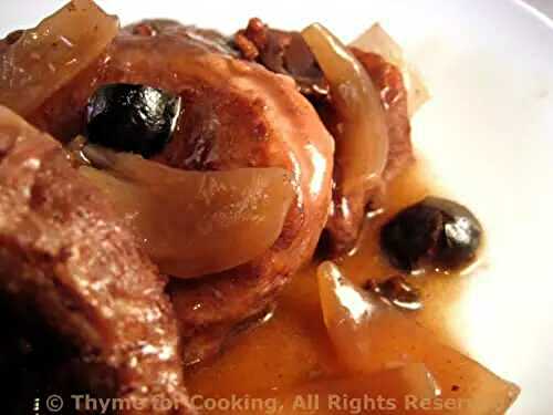 Braised Pork Loin with Red Wine and Olives; the Update