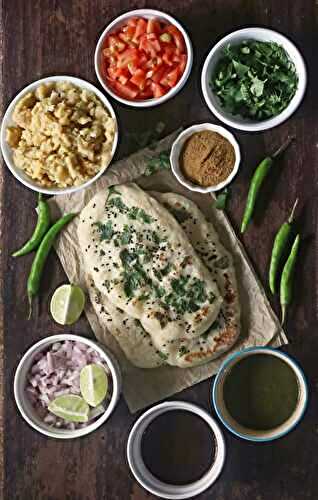 Bread Baking Babes are flattened: Matar or Chole Kulcha