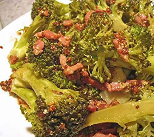 Broccoli with Bacon and Mustard, the update and a question