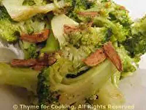 Broccoli with Garlic Chips; new windows