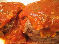 Burgers Stuffed with Goat Cheese; the search continues