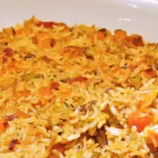 Butternut Squash and Rice Gratin