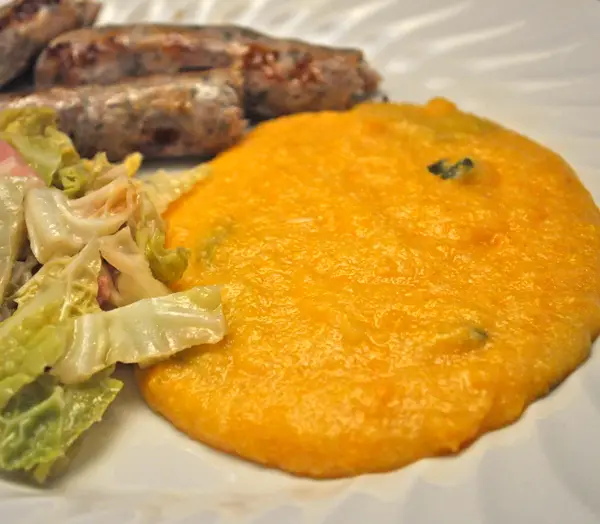 Butternut Squash Polenta; Secret Recipe Club, month 5