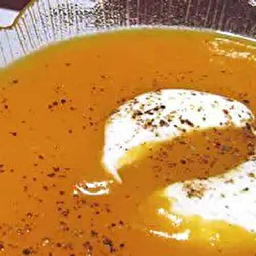 Butternut Squash Soup with Sherry