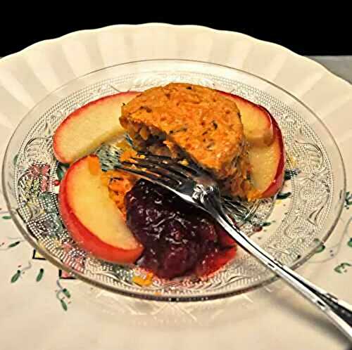 Butternut Squash Timbales with Warm Apples Slices