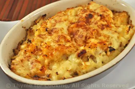 Cauliflower Gratin; Bonnie, the new Bunny-Slayer