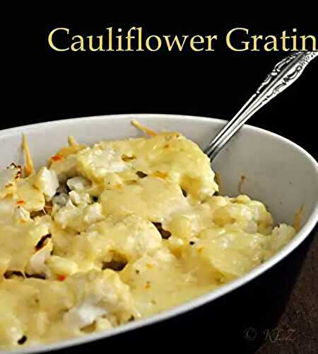 Cauliflower Gratin; the update