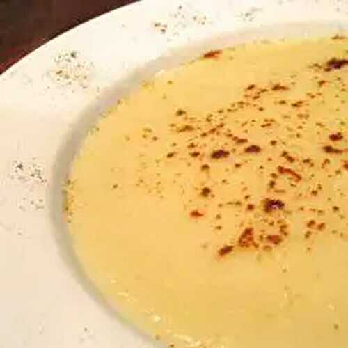 Cauliflower Soup with Gruyère