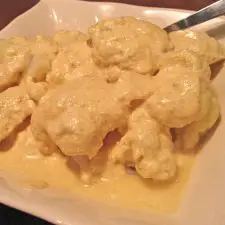 Cauliflower with Parmesan Sauce