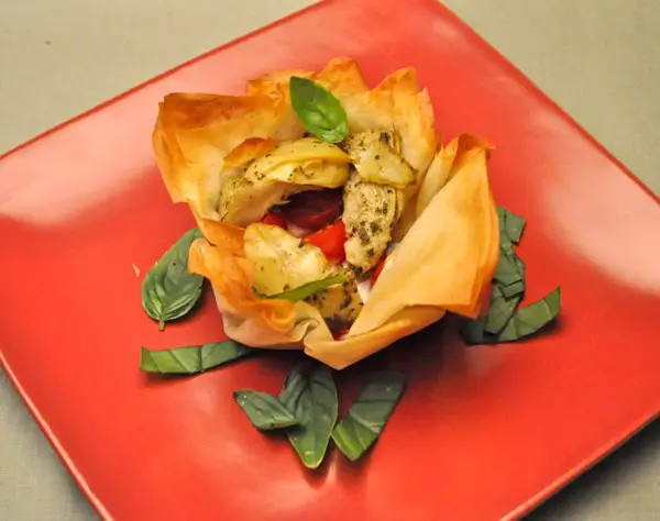 Cherry Tomato Tart; firewood 