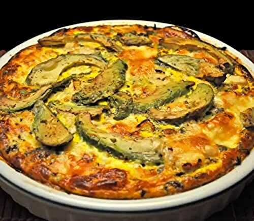 Chicken and Avocado Quiche, the 'A's