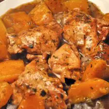 Chicken and Pumpkin, Slow Cooker