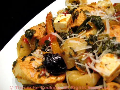 Chicken and Spinach Pasta: The Visit of the Ham Truck