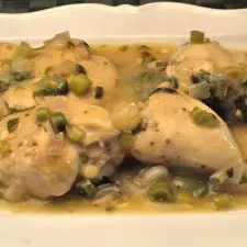Chicken Breasts with Green Garlic