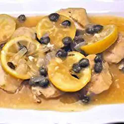 Chicken Breasts with Lemon and Capers