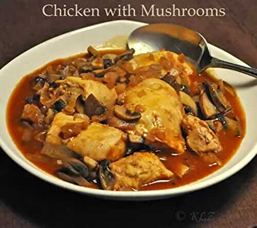 Chicken Breasts with Mushrooms and Red Wine Vinegar