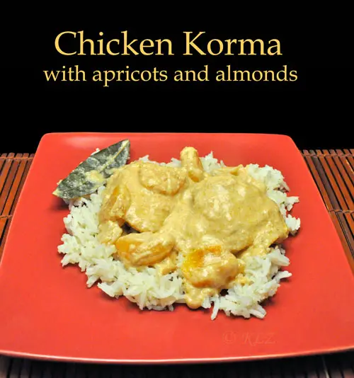 Chicken Korma with Almonds and Apricots