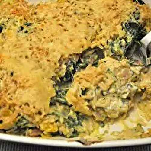 Chicken, Rice, and Spinach Gratin