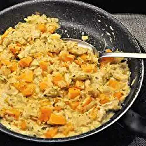 Chicken, Rice, & Winter Squash Skillet