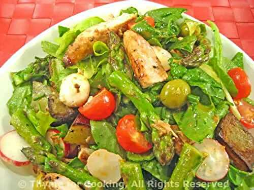 Chicken Salad with Potatoes and Asparagus; Salad Dressings