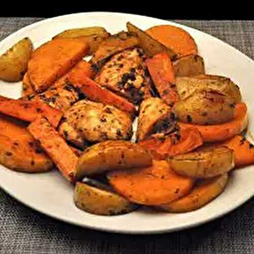 Chicken, Squash, & Potatoes, Roasted