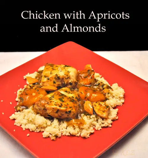 Chicken Tagine with Apricots and Almonds, packing up Christmas