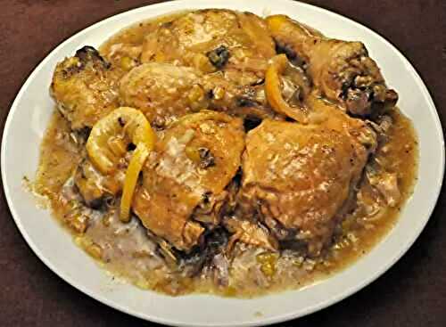 Chicken with Lemon and Leeks; more croci